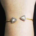 Afra_ Polki Diamond Open bangle