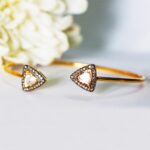 Afra_ Polki Diamond Open bangle