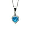 Ava Blue Topaz Pandent