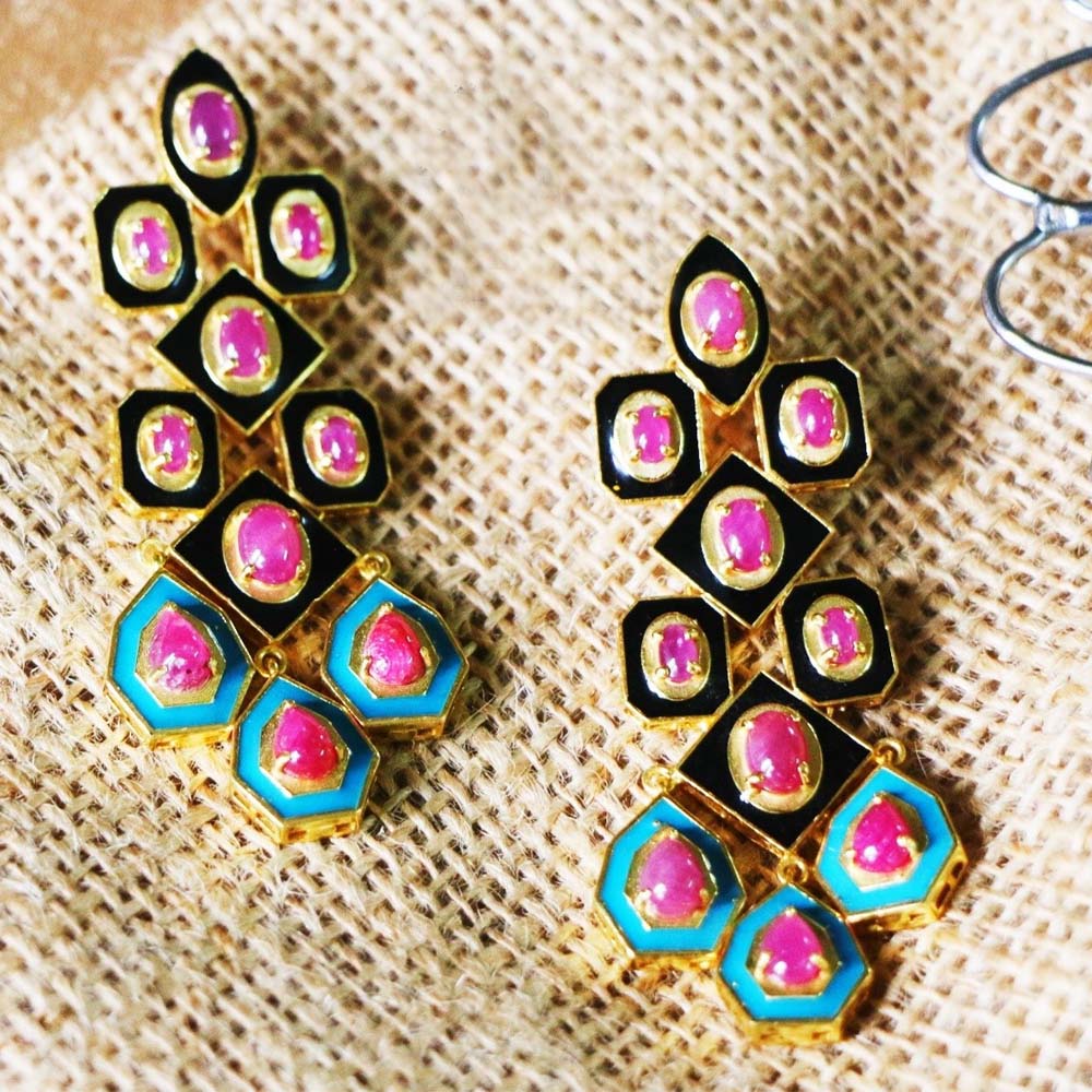 Blossom Ruby Earrings2 Blossom Ruby Earrings2