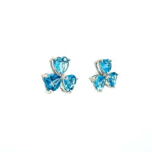 Columbine Blue Topaz Earrings