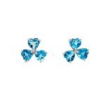 Columbine Blue Topaz Earrings