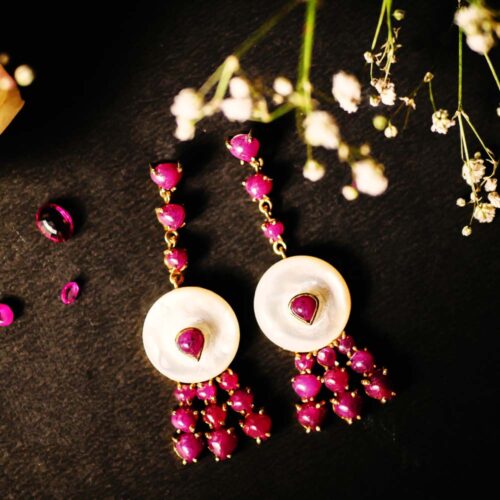 Hiral Ruby Earrings