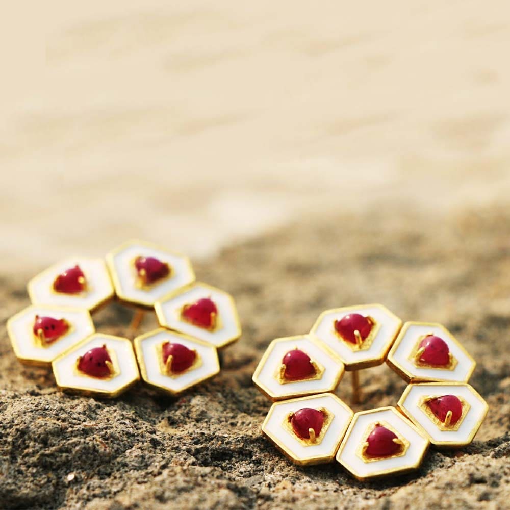 Rose Bud Earrings