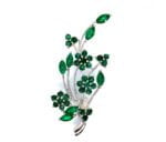 Dreams Emerald Brooch
