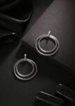 Daze Double Hoop Earring