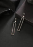 Symphony Marcasite Long Drop Earring1
