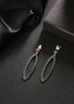 Symphony Marcasite Oval Drop Earring