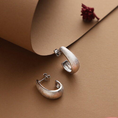 Abby 925 Silver Earrings - Silver