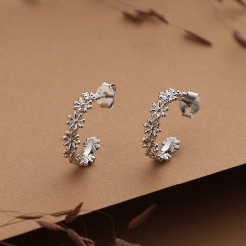 Libby 925 Silver Earrings