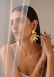 Cecilia-Gold-Plated-Brass-Earrings