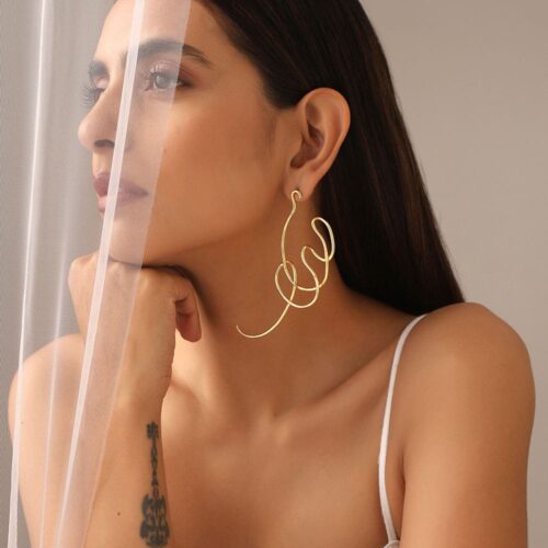 Jasmine-Gold-Plated-Brass-Earrings