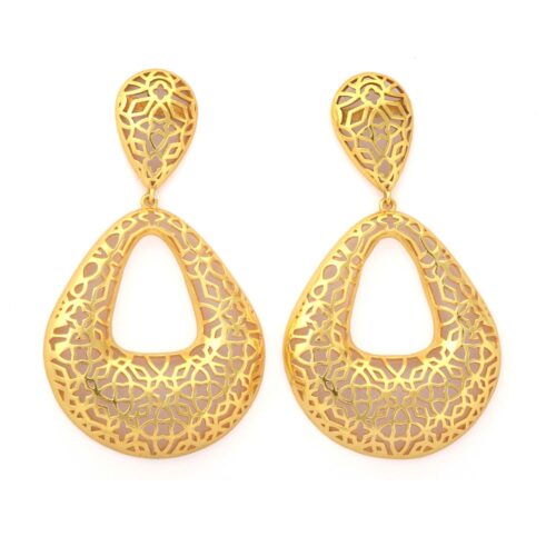 Kajsa-Gold-Plated-Brass-Earrings