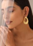 Leva-Gold-Plated-Brass-Earrings