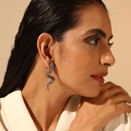 MAMBA-925-Silver-Earring