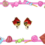 Angry Bird 925 Silver Studs