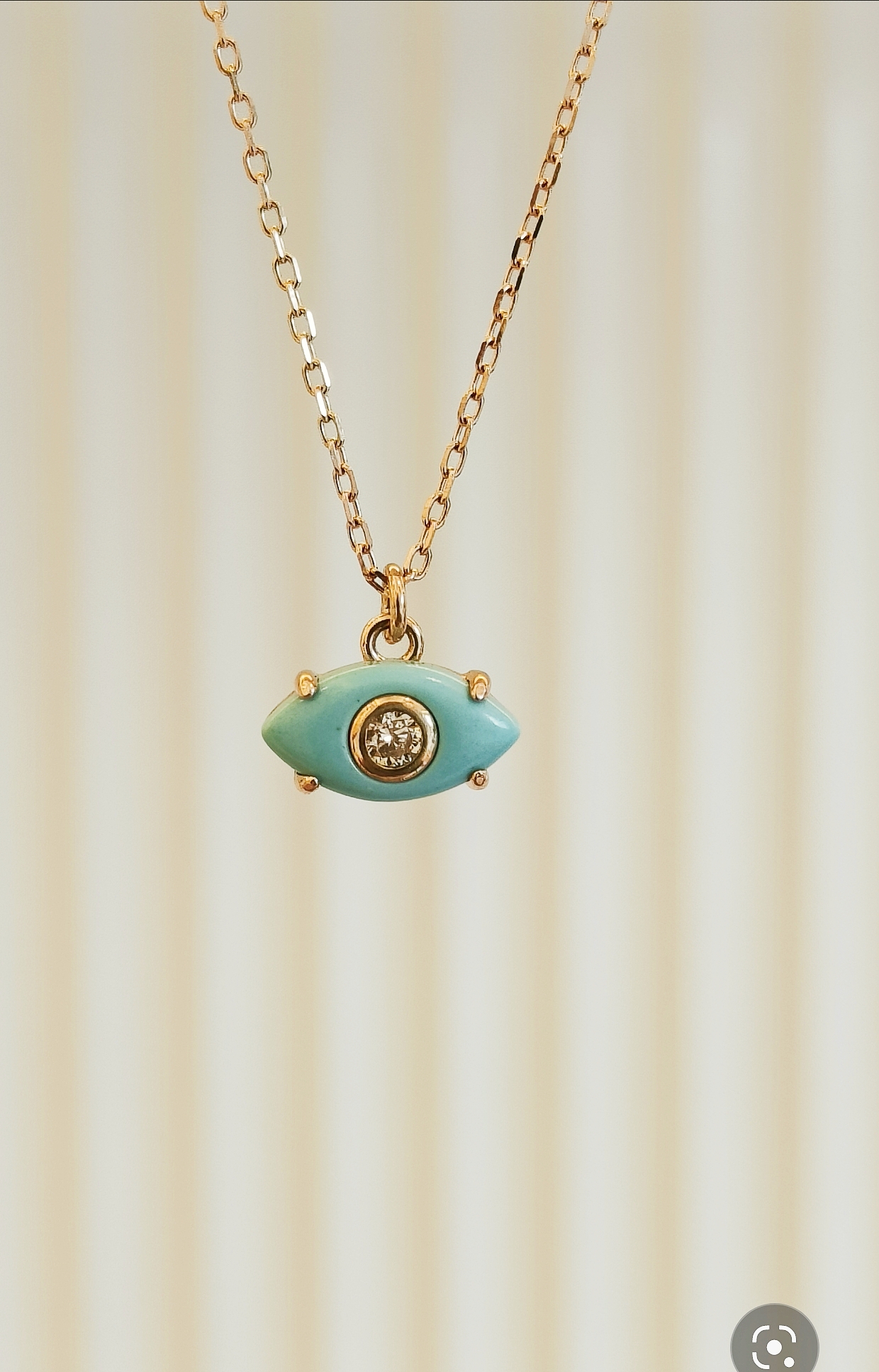 Evil Eye 925 Rose Gold Neckchain Evil Eye 925 Rose Gold Neckchain