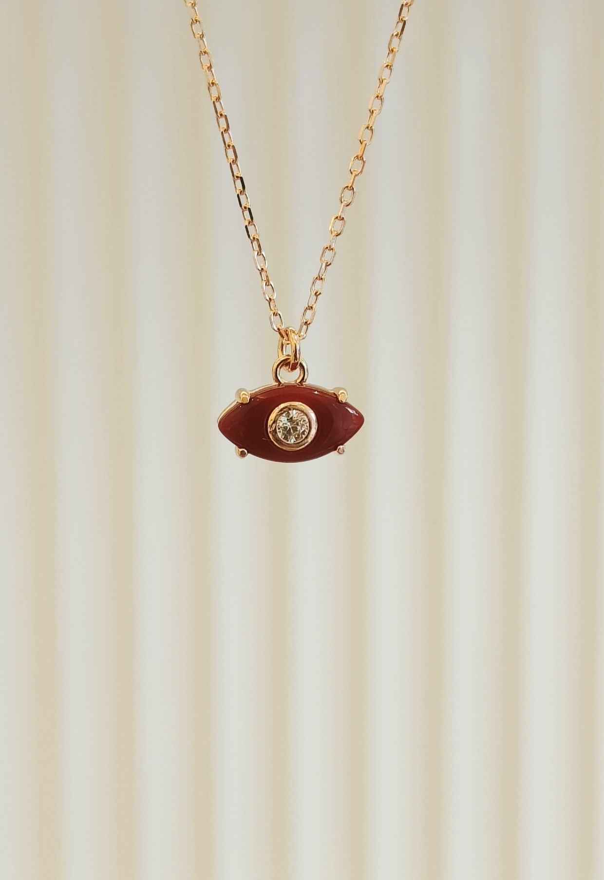 Evil Eye 925 Rose Gold Neckchain Evil Eye 925 Rose Gold Neckchain