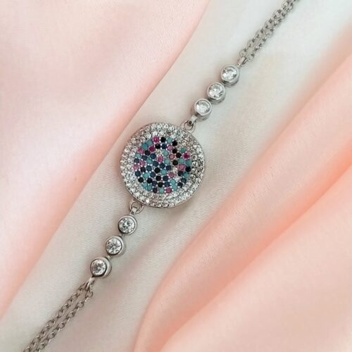 Rainbow 925 Silver Bracelet