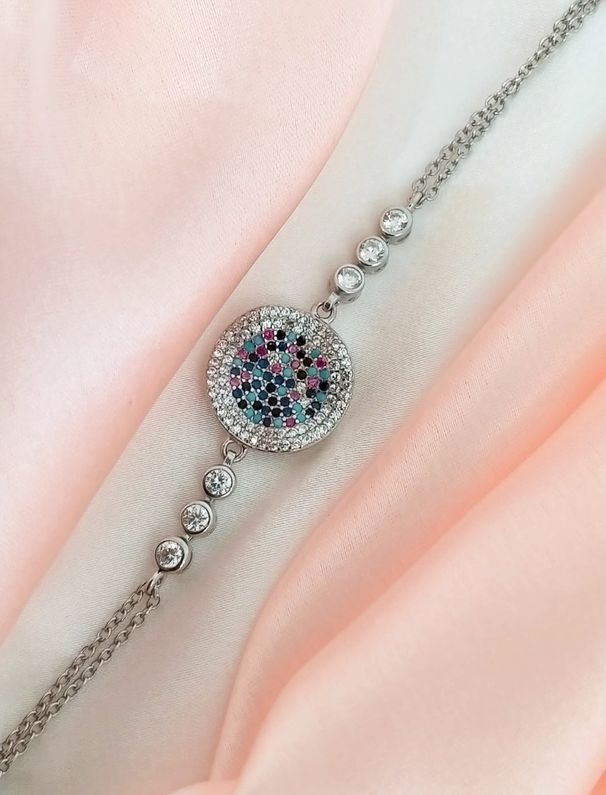 Rainbow 925 Silver Bracelet Rainbow 925 Silver Bracelet