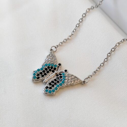 Winged Evil Eye 925 Silver Neckchain