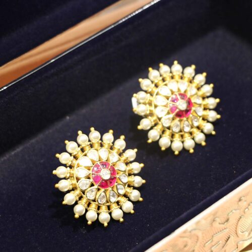 Moti Chakra Earrings